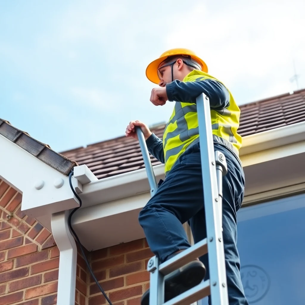 Professional gutter cleaning service